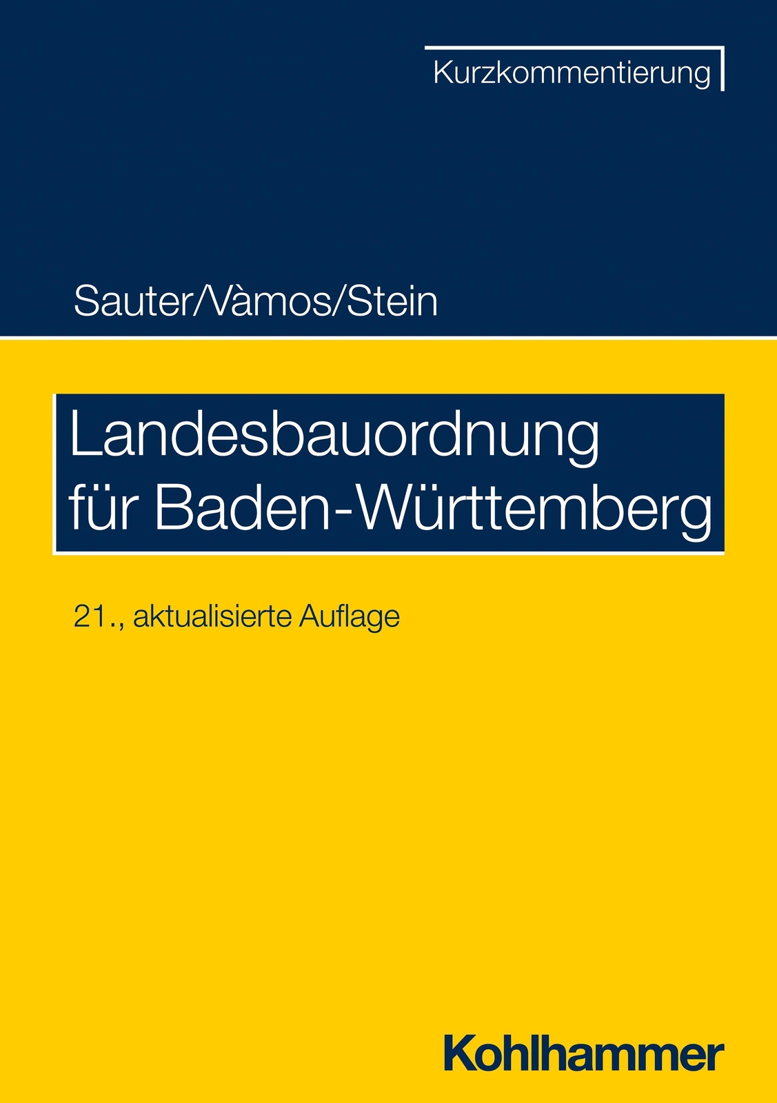 Thumbnail - Landesbauordnung Für Baden-württemberg Helmut Sauter