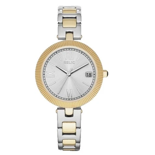 Caixa de aço inoxidável Relic Casual relógios de pulso Analógico