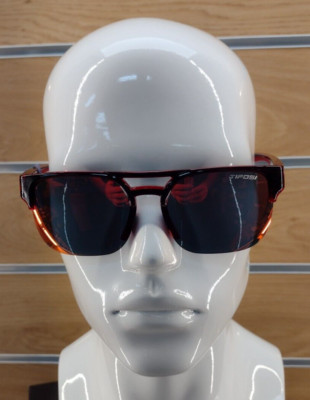 Tifosi Salvo Sunglasses - Crimson/Onyx - Smoke Red Lens (Reg. $30)