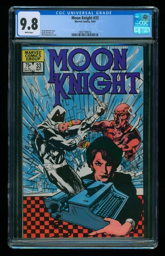 MOON KNIGHT #33 (1983) CGC 9.8 NM/MT WHITE PAGES 
