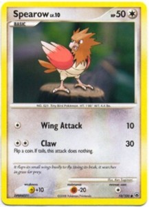 Spearow 74/100 D&P Majestic Dawn Common PERFECT MINT! Pokémon