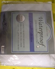 Cascade Waterproof Mattress Pad, Hypoallergenic, Quilted Twin XL