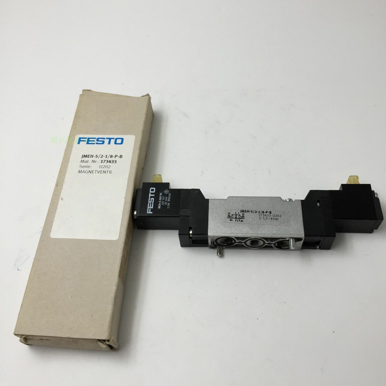 New Festo Solenoid Valve JMEH 5 2 1 8 P B 173433 Quality Assurance LJ new-festo-solenoid-valve-jmeh-5-2-1-8-p-b-173433-quality-assurance-lj
