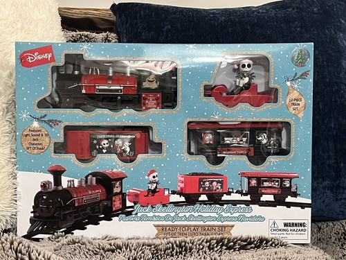 Nightmare Before Christmas Jack Skellington Holiday Express Train Set Exclusive - 第 1/5 張圖片
