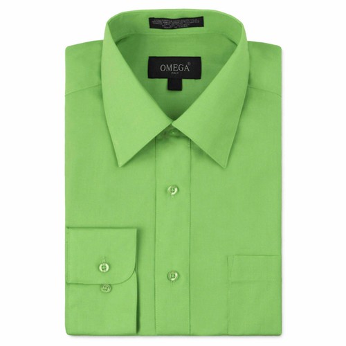 Herren Knopfleiste formelles Kleid Shirt Langarm einfarbig normale Passform - Bild 3 von 82