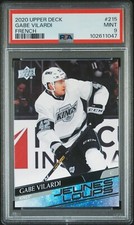 2020-21 Upper Deck Gabe Vilardi FRENCH YoungGuns #215 Rookie RC PSA 9