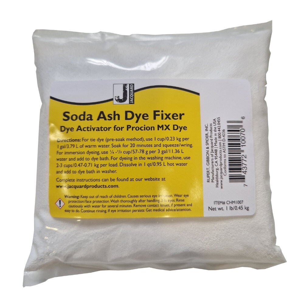 Jacquard Soda Ash for Fabric Dye Fixing 453g 1lb CHM1007