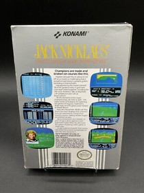 Jack Nicklaus Greatest Golf Nintendo 1989 NES CIB W/ Inserts, Tested, Excellent