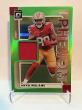 2025 Donruss Optic Mykel Williams Rookie Phenom Patch Green /149