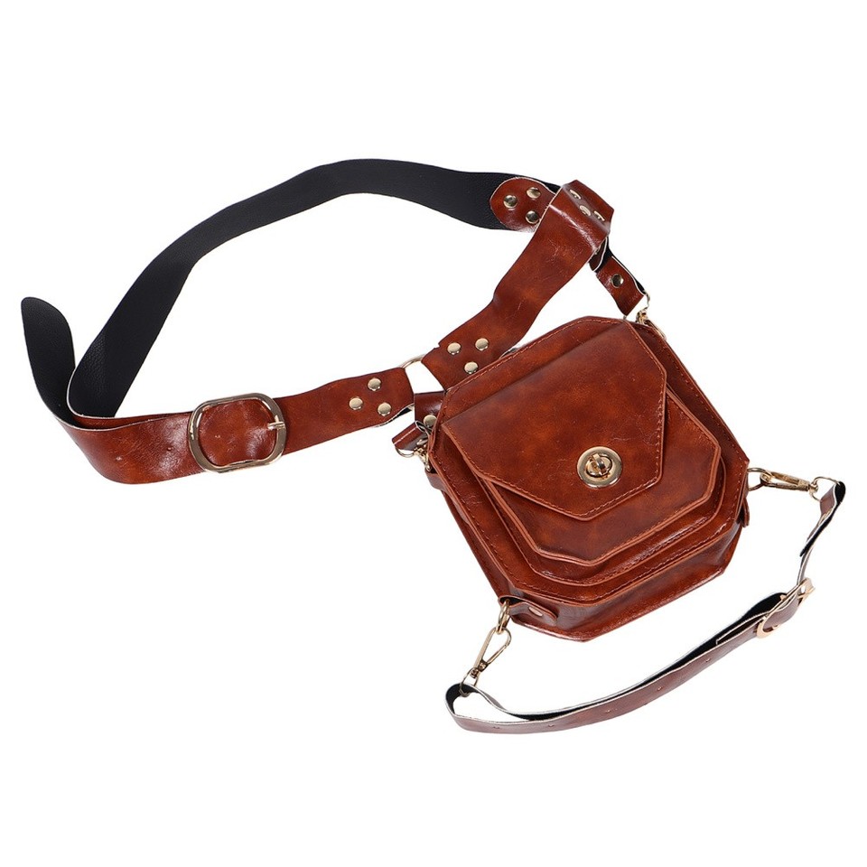 Set De 4 Poches De Ceinture Renaissance - Sac Banane Décoratif Pour Cosplay, Festival, Mariage, Événements Médiévaux