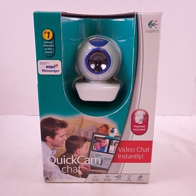 Logitech QuickCam Chat with Headset Live Video Still Capture USB 2.0 New in Box