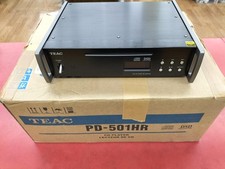 TEAC PD-501HR CD Player Compact Disc w/ Box Remote Cable Used Japan