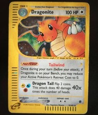 Pokemon Card- Dragonite-Expedition-Holo-9/165-Rare-ENG-E-reader-PL