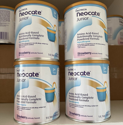 Nutricia Neocate Junior Amino Acid Powdered Formula Strawberry 14.1oz