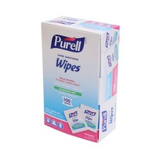 Purell Hand Sanitizing Wipe, Ethyl Alcohol-Case of 10