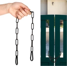 Gate Chain Lock 20'' Stainless Steel Fence Latch Gate Chains Barn Chains Link
