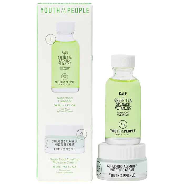 Youth To The People Daily Cleanse,Hydrate,Plump Skin Duo,2-Pc Skincare BundleSet