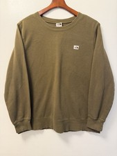 The North Face Sweatshirt Mens XL Brown/Green Heritage Patch Crewneck