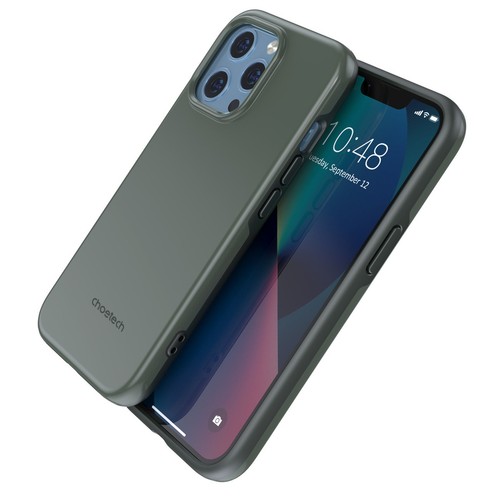 Choetech MFM Anti-drop etui pokrowiec iPhone 13 Pro Max zielony (PC0114-MFM-GN) - Zdjęcie 4 z 10