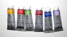6 Lot Winsor  Newton Professional Artist Watercolor paint 14ml tubes Free Ship
