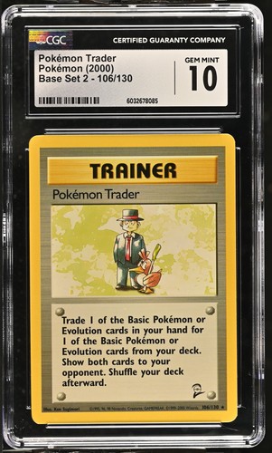 Pokémon Trader graded CGC 10 for sale on eBay