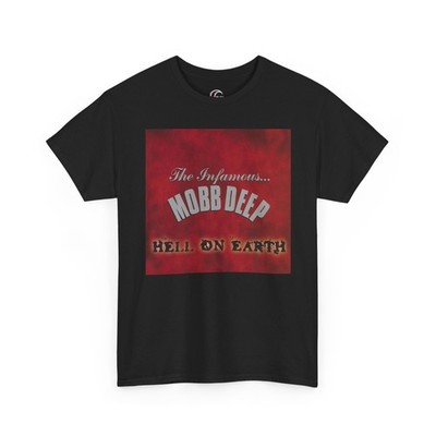 Mobb Deep Hell On Earth T-Shirt For Men & Women, 90s Hip Hop Album Cover Tee