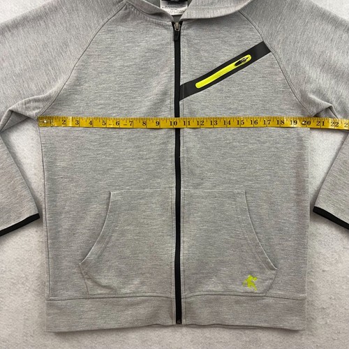 And1 Hoodie Youth Kids Size 2XL Gray Full Zip Embroidered Logo - Picture 5 of 14