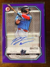 2026 Bowman PJ Morlando #BPA-PM Prospect Purple Paper Auto /250