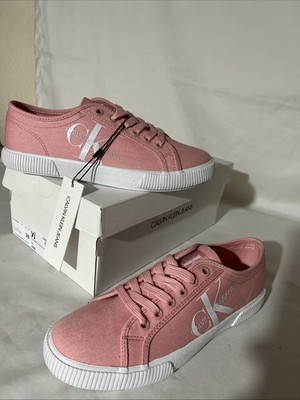 Calvin Klein Pink Vulcanised Canvas Sneaker Turnschuhe UK 6