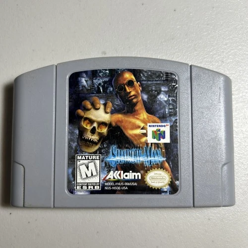 Shadow Man (Nintendo 64, 1999)  N64- Tested- Authentic- Cart Only