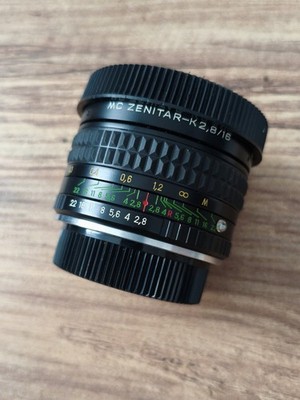 Zenitar 16mm f2.8 Fisheye Lens For Pentax K mount 