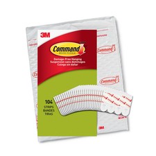 Poster Strips, 104  Strips, Damage Free Hanging of Dorm Room Posters, White 0.20 per strip