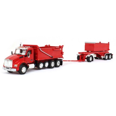 First Gear DCP 1/64 Kenworth T880 Rogue Dump w/ Transfer Dump Trailer 60-1278