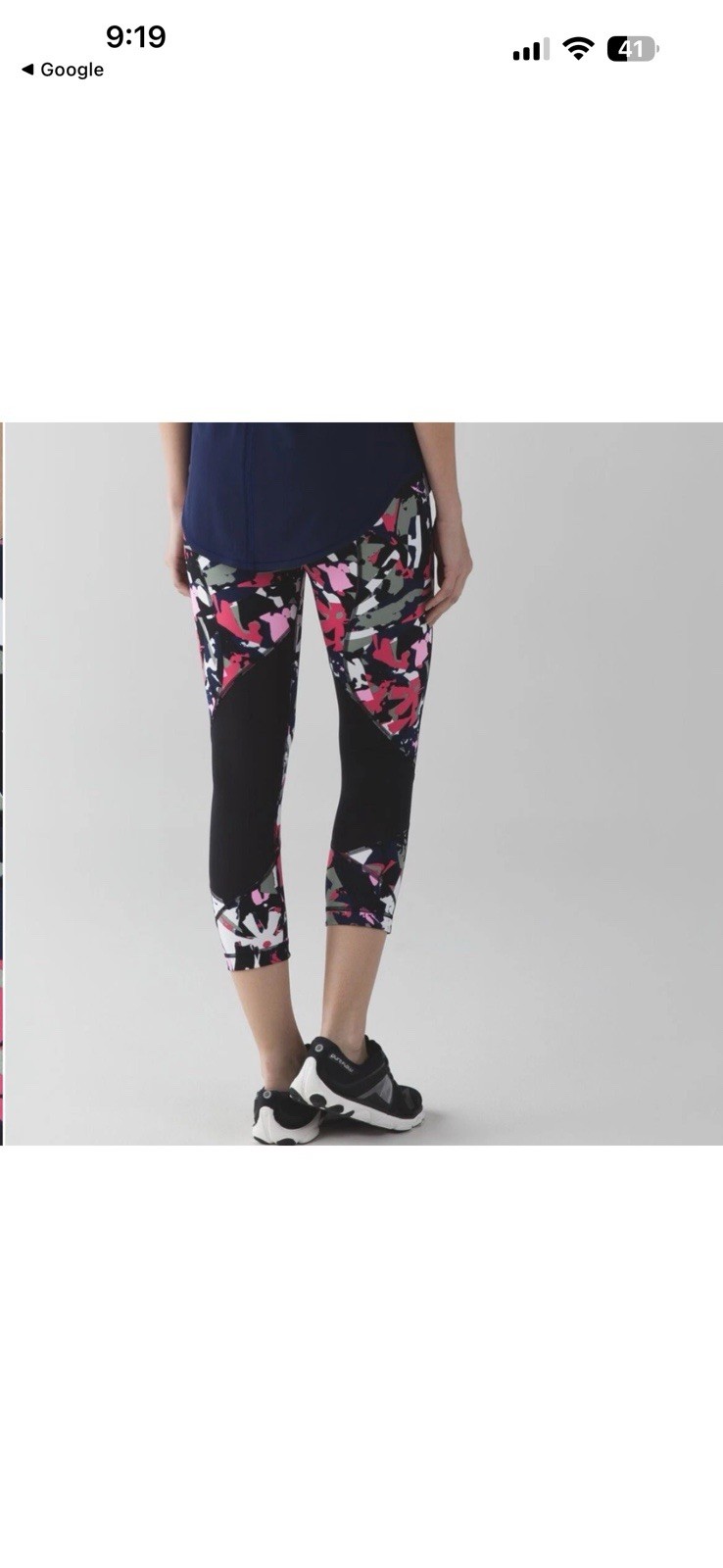 Lululemon Athletic Multicolor Patterned Leggings … - image 1