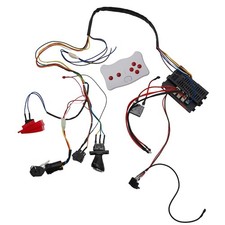 Complete Children's Electric Car Wire and Switch Kit with Remote Control