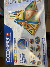 GEOMAG - Super Colorful 78 Piece Magnetic Building Set Damaged Box