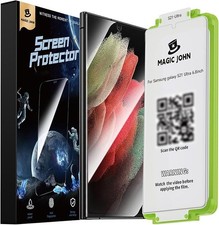 2 2 Pack Screen Protector Camera Lens Protector for Samsung Galaxy S21 Ultra,
