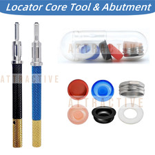 Dental Locator Universal Implant Retention Cap Insertion Extraction Tool Core