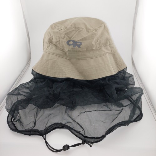 Outdoor Research Bug Bucket Hat Tan Size Extra Large UPF 30 100% Nylon