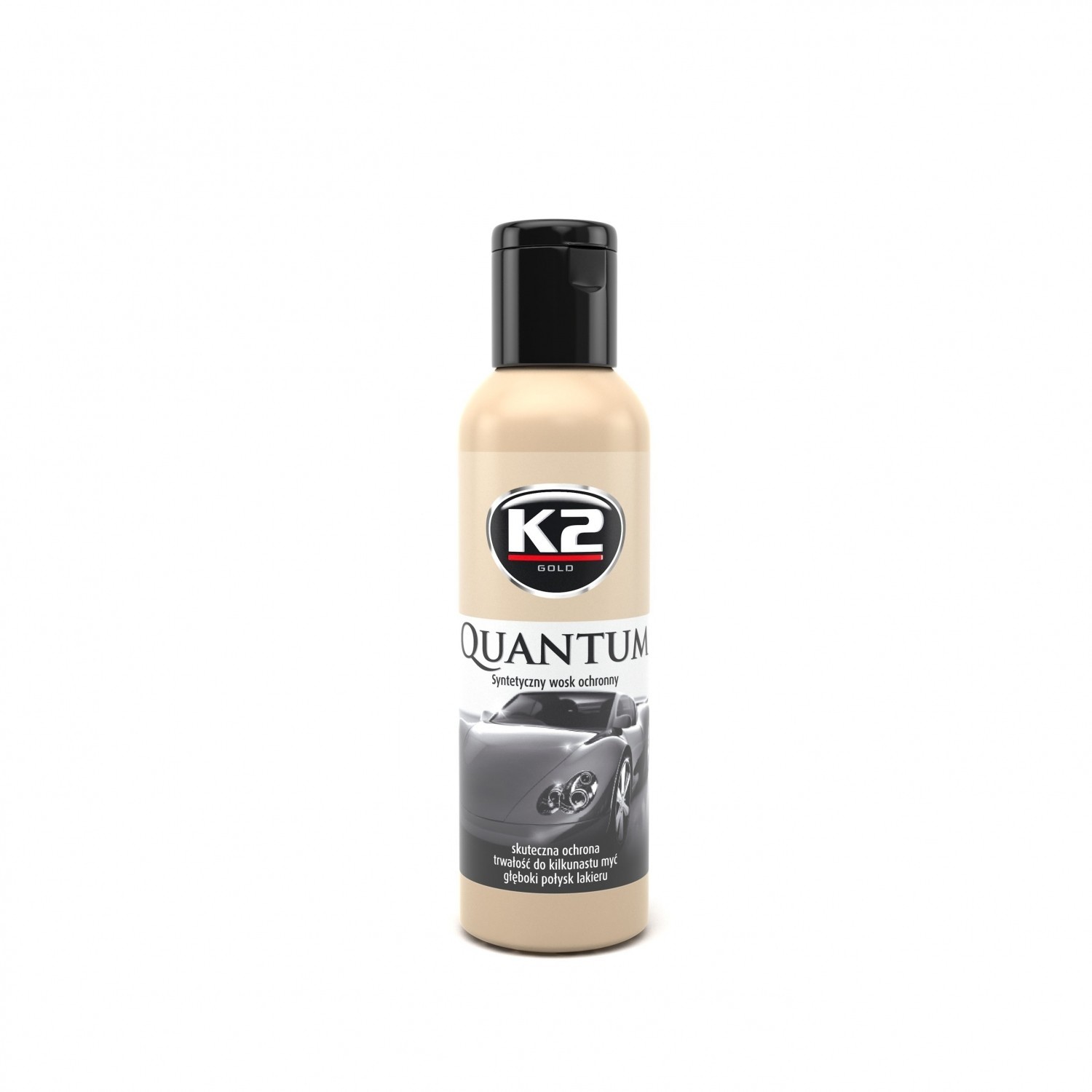K2-QUANTUM Gloss Wax Polish Incl. Microfiber Towel 40x40cm Protective Wax - Image 5