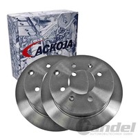 2X Ackoja Bremsscheiben 262Mm Voll Hinten Passend FüR Hyundai Matrix Sonata KIA