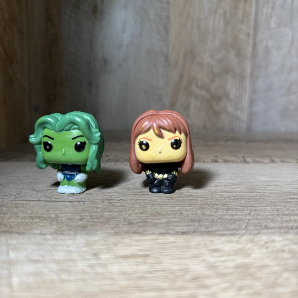 ⭐️ 2019 Marvel Funko Mini Heroes 1.5" Black Widow Dr Strange Iron Fist She Hulk - Image 3 of 4