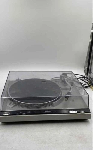 Technics SL-3200 Silver Direct Drive Automatic Turntable With RCA Cables