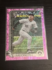 2025 Topps Update Series - Chase Meidroth #US337 Pink Holo Foil (RC)