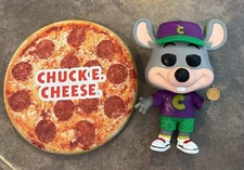 Funko Retro Chuck E Cheese Figure Vinyl with Pizza Toy