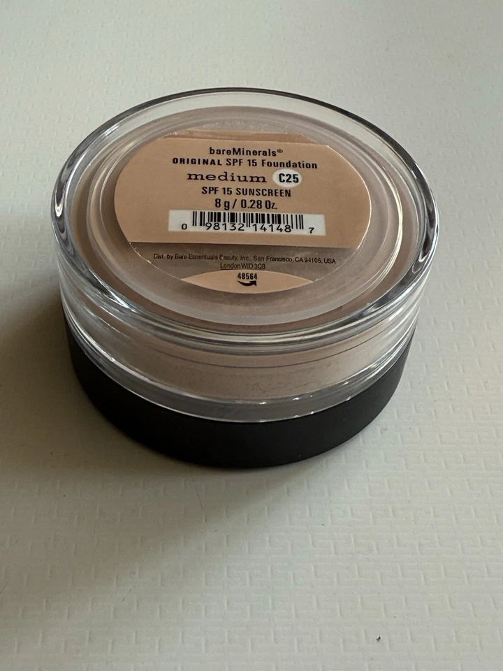 New bareMinerals Original Loose Powder Foundation SPF 15 MEDIUM C25 8g - Image 2 of 4