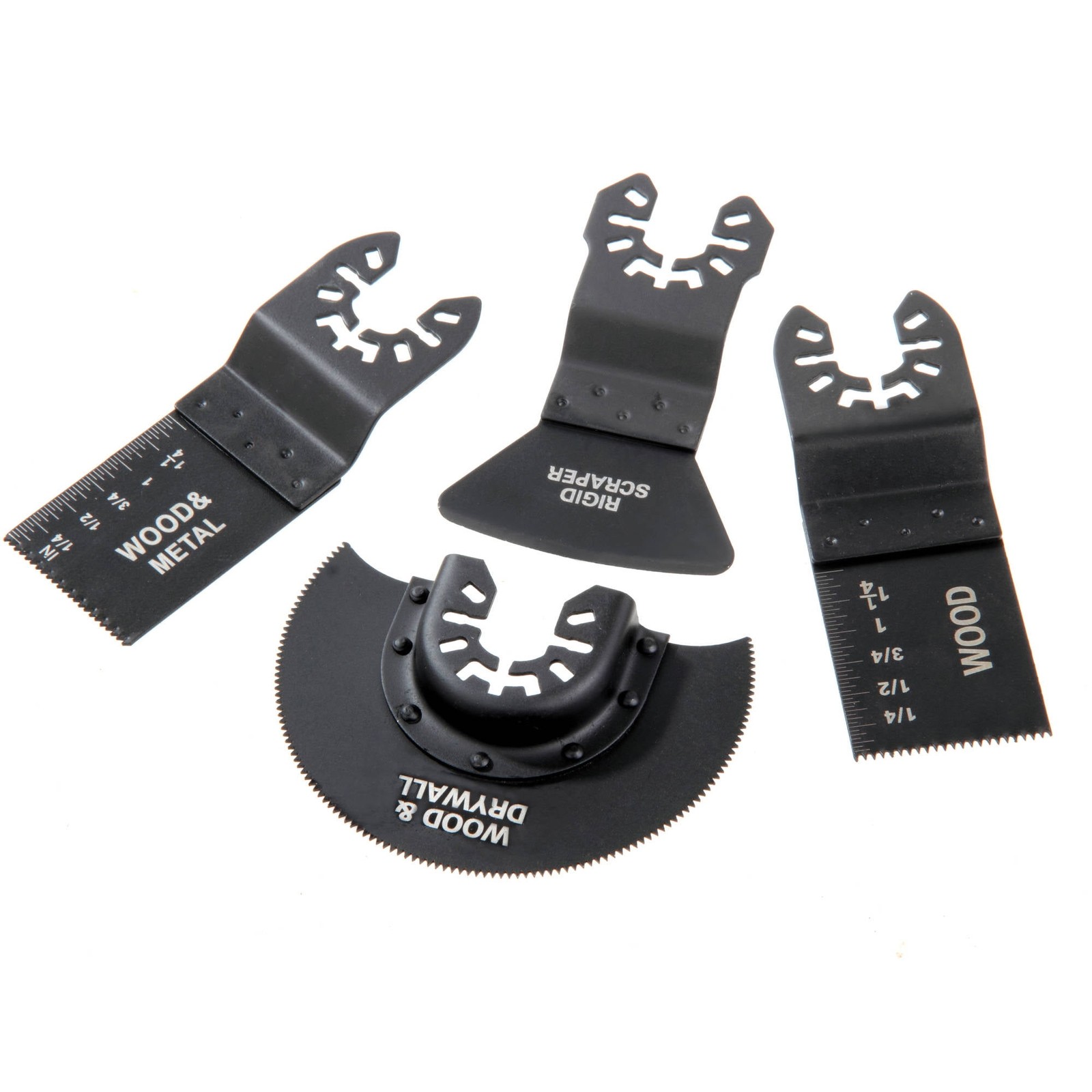 4 Piece Oscillating Wood and Metal Cutting Tool Kit AU60005N, New Condition