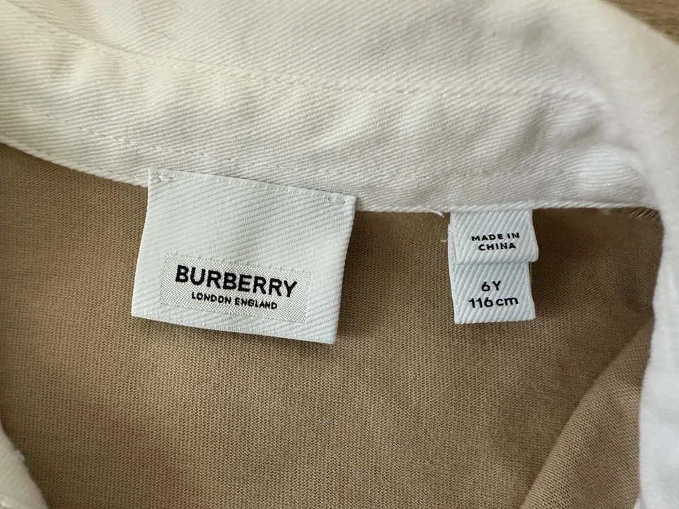 Подлинный Burberry девочек Jessy Horseferry печать хлопок платье длинная футболка - Изображение 2 из 4