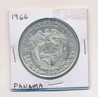 1966 PANAMA SILVER BALBOA COIN UNCIRCULATED