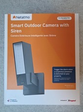 Netatmo Caméra extérieure intelligente avec sirène - garantie 30/06/2027